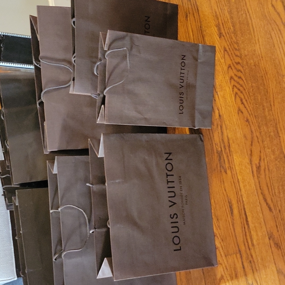 Louis Vuitton Paper Shopping Bags Empty